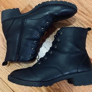 Black Combat Boots